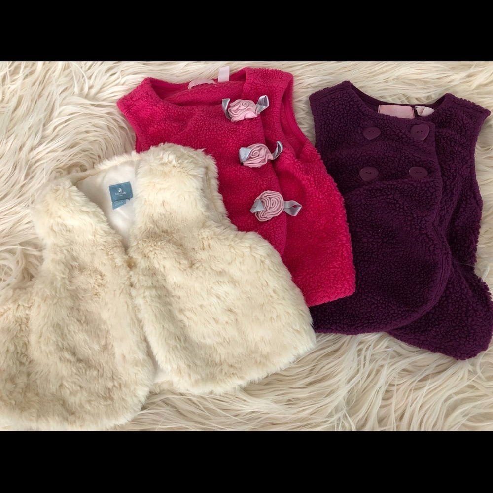Girls Winter vest bundle 3T-4T